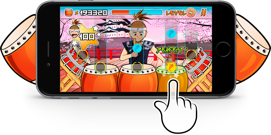 Duel of Drums on iPhone