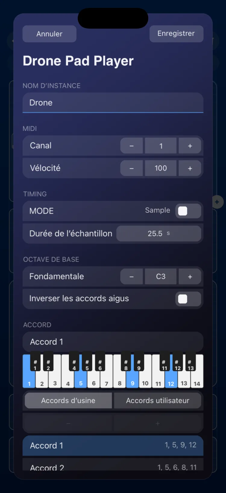 Options de l’inspecteur