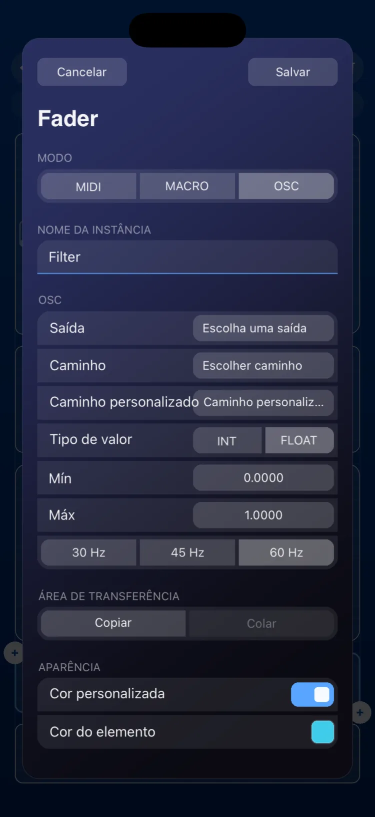 Modo OSC