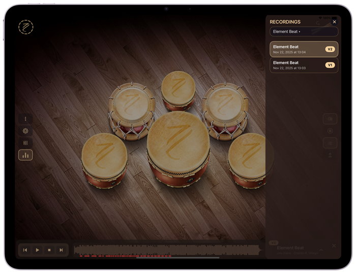 Taiko Drums — Record your Sessions