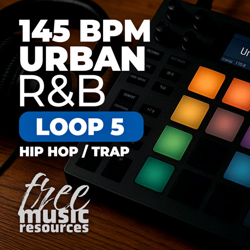 R&B Drum Loop 5 - 145 BPM - Stereo Mix