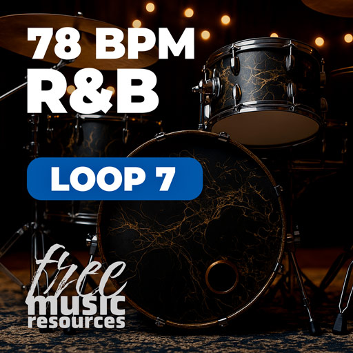 R&B Drum Loop – 78 BPM (Stereo Mix)